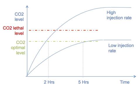 lethal CO2 levels